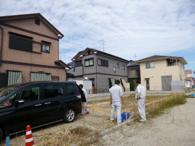 葛城市A邸　遣り方