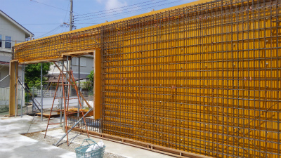 河内長野市Y邸　コンクリート壁