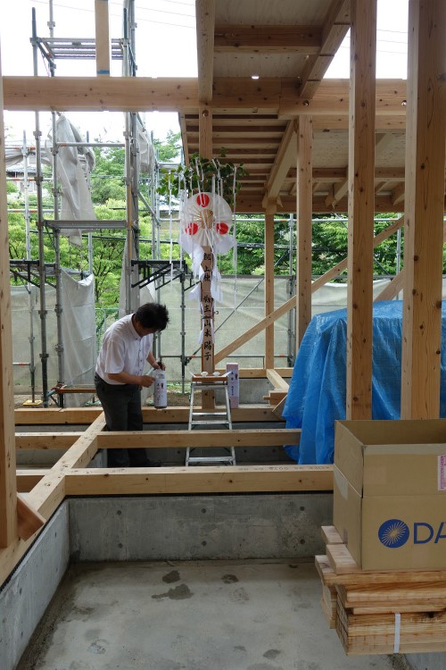 河内長野市Y邸　上棟式