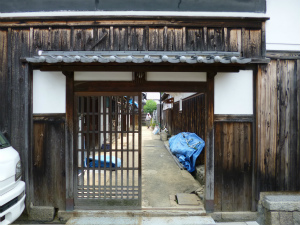 富田林寺内町Ｔ家アプローチ